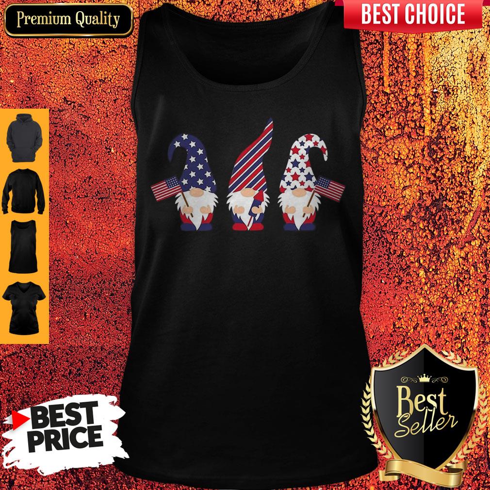 4th Of July Gnome American Flag Shirt - Image 4
