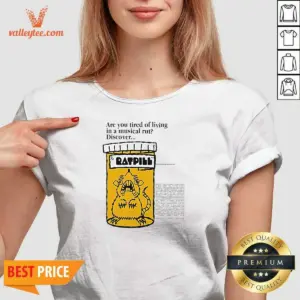 Alternative view of Funny Are You Tired Of Living In A Musical Rut Discover Shirt