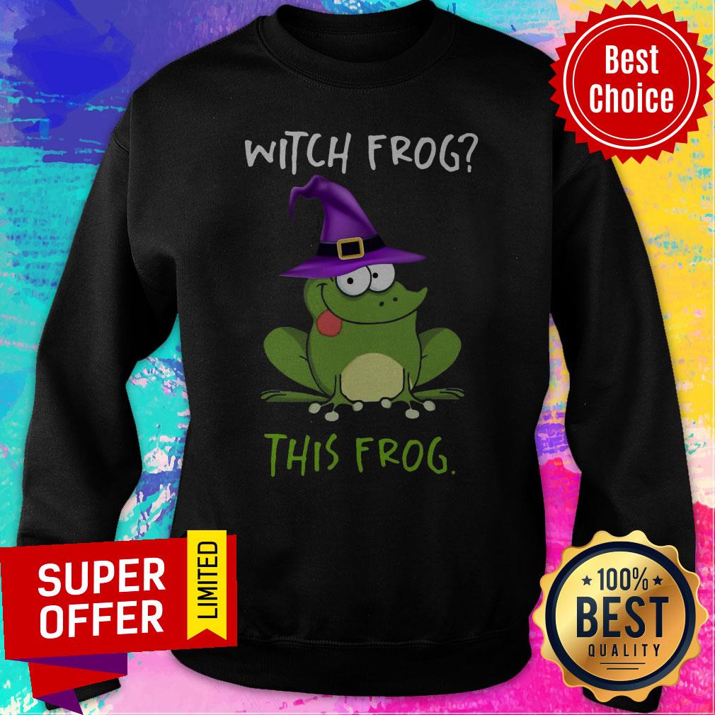 Funny Witch Frog The Frog Shirt - Image 5