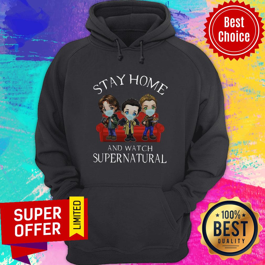 Nice Stay Home And Watch Supernatural Shirt - Image 2