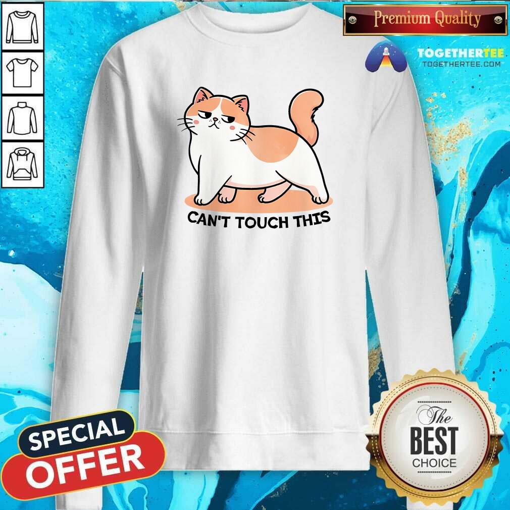 Nice Can't Touch This Cat T-Shirt - Image 4