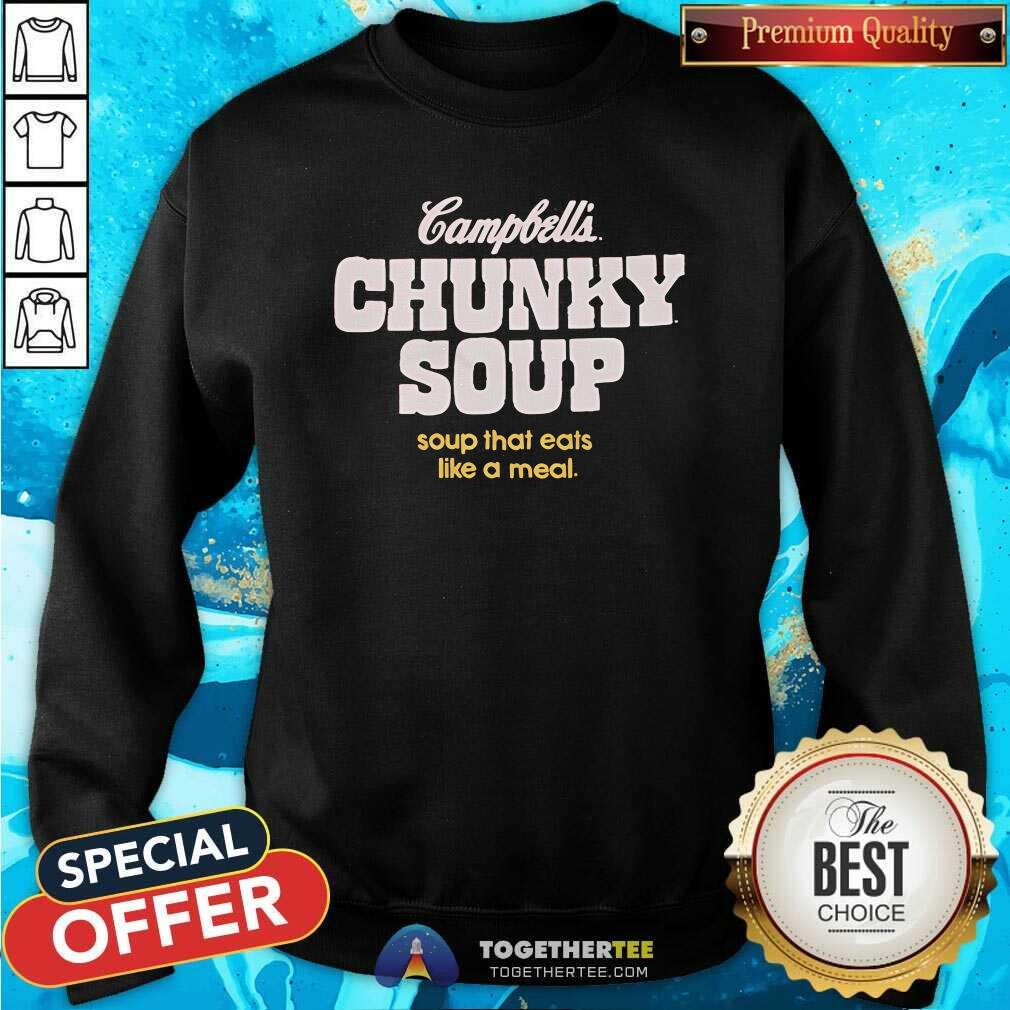 Official Soup That Eats Like A Meal Campbell's Chunky Soup T-Shirt - Image 4