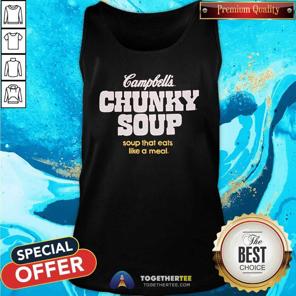 Official Soup That Eats Like A Meal Campbell's Chunky Soup T-Shirt - Image 3