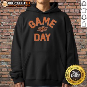 Alternative view of Premium Oklahoma State Cowboys Game Day Logo College T-Shirt