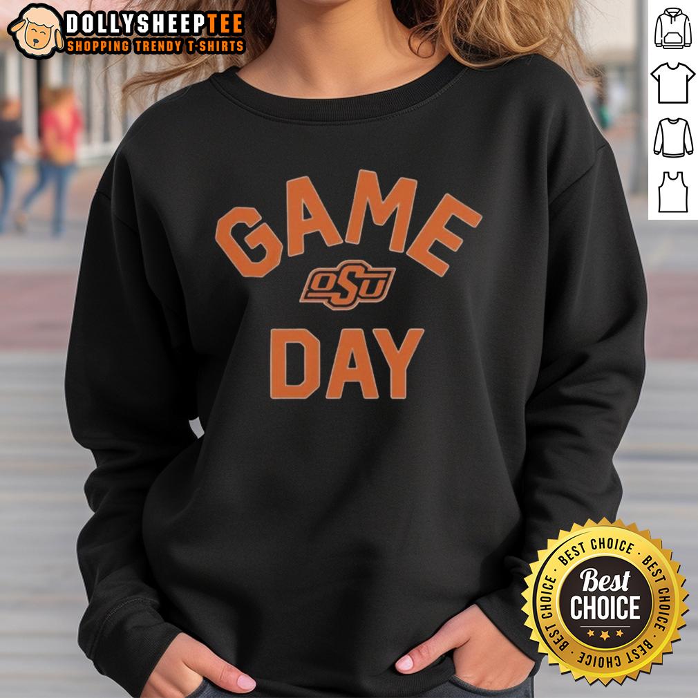 Premium Oklahoma State Cowboys Game Day Logo College T-Shirt - Image 3