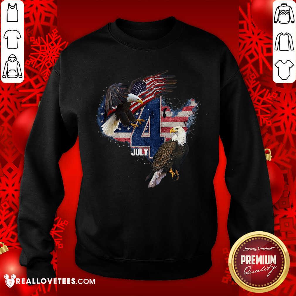 Eagle 4 Of July For Eagle Lover Shirt - Image 5