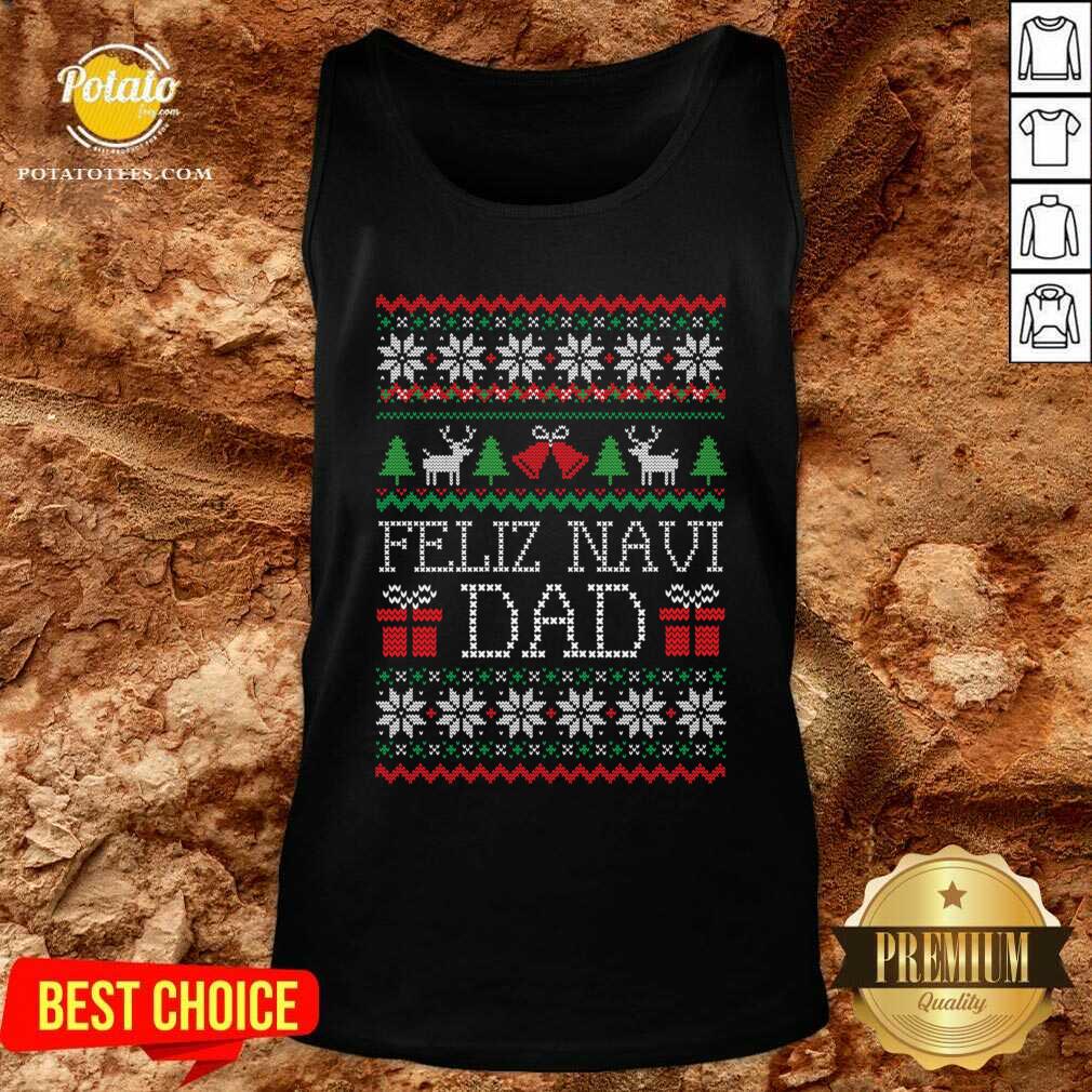 Official Feliz Navidad Ugly Merry Christmas Shirt - Image 3