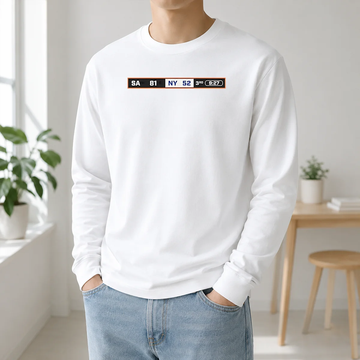 Pretty Scoreboard San Antonio Spurs 81 52 New York Knicks Basketball Meme NBA 2026 Shirt - Image 5