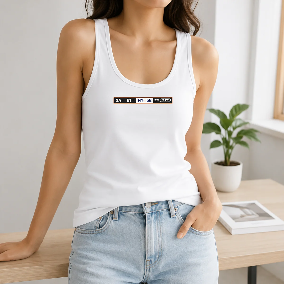 Pretty Scoreboard San Antonio Spurs 81 52 New York Knicks Basketball Meme NBA 2026 Shirt - Image 3