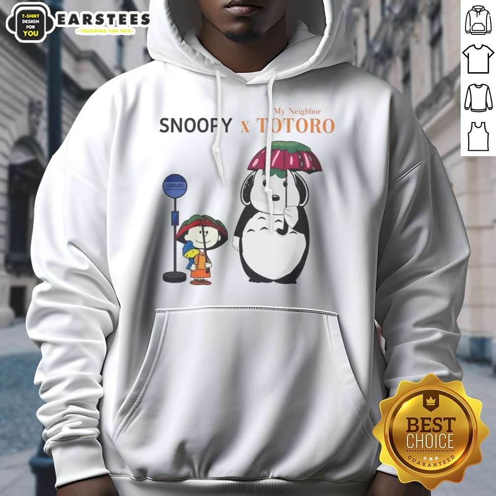 Awesome Snoopy Peanuts Charlie Brown Woodstock My Neighbor Totoro Snoopy X Totoro My Neighbor Shirt