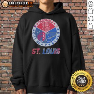 Alternative view of Nice St Louis Cardinals St Louis Blues St Louis City SC T-Shirt