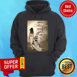 Alternative view of Funny Guitar Girl And Into The Melody I Go To Love My Mind And Find My Soul Shirt