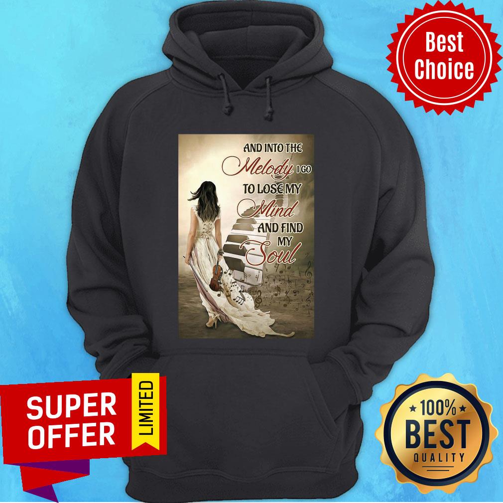 Funny Guitar Girl And Into The Melody I Go To Love My Mind And Find My Soul Shirt - Image 2