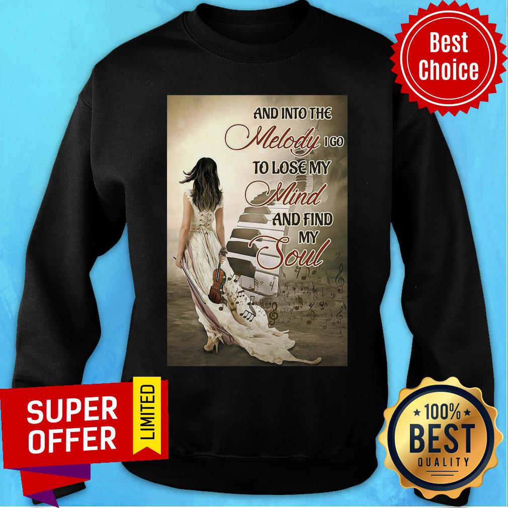 Funny Guitar Girl And Into The Melody I Go To Love My Mind And Find My Soul Shirt - Image 5