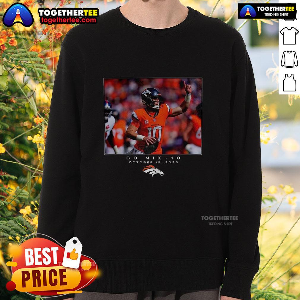 Hot Bo Nix Denver Broncos NFL Week 7 2025 T-Shirt - Image 5