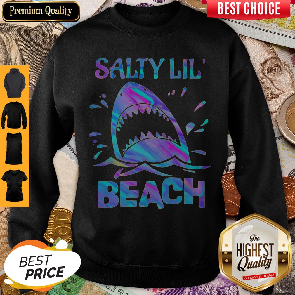 Official Shark Salty Little Beach Shirt - Image 5