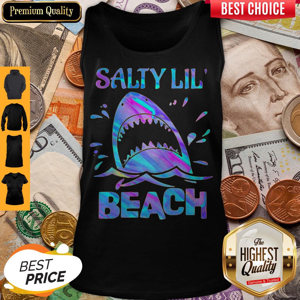 Official Shark Salty Little Beach Shirt - Image 4