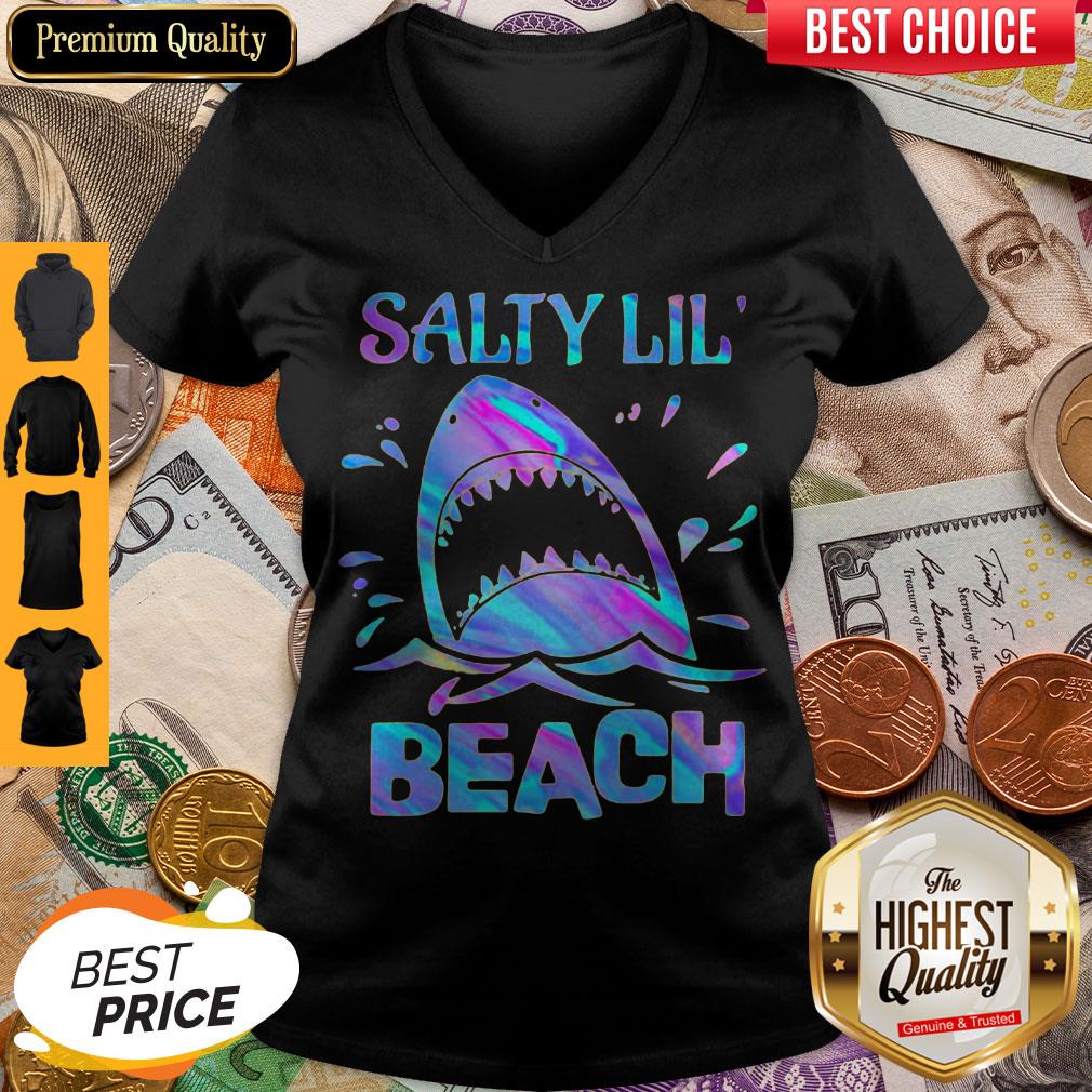 Official Shark Salty Little Beach Shirt - Image 3