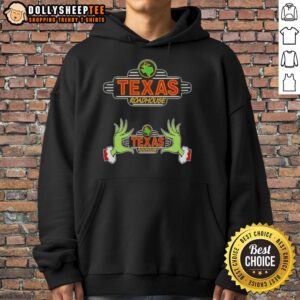 Alternative view of Hot Grinch Hands Love Texas Roadhouse Merry Christmas T-Shirt