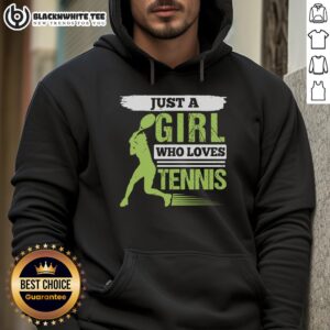 Alternative view of Top Just A Girl Who Loves Tennis T-Shirt