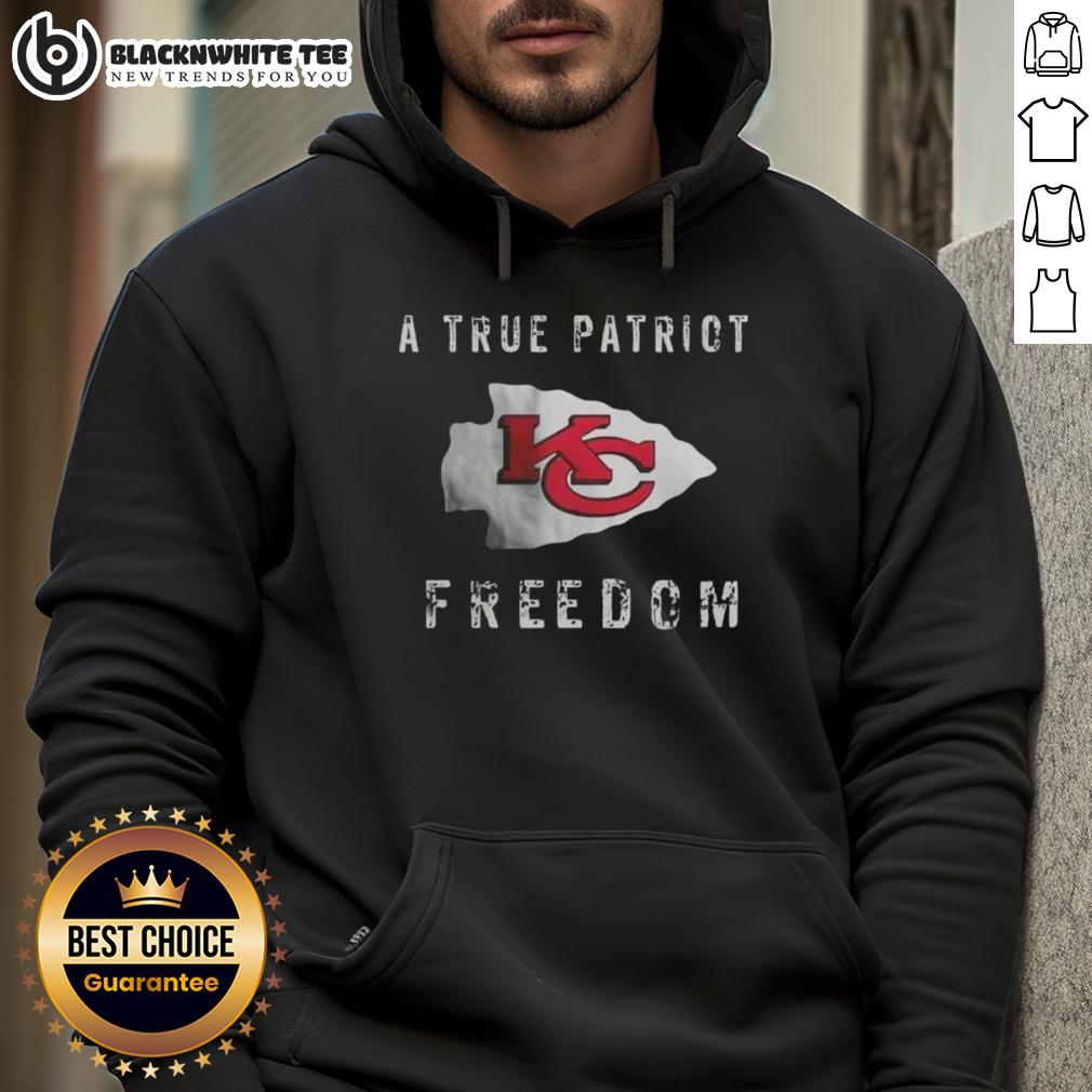 Top Kansas City Chiefs Football A True Patriot Freedom T-Shirt - Image 2