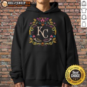Alternative view of Pretty Kansas City Royals Día de los Muertos MLB Celebration T-Shirt