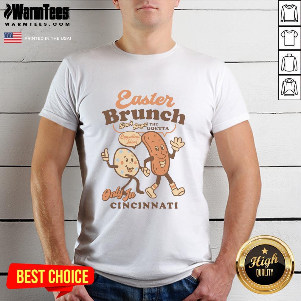Good Easter Brunch Goetta Egg Cartoon T-Shirt