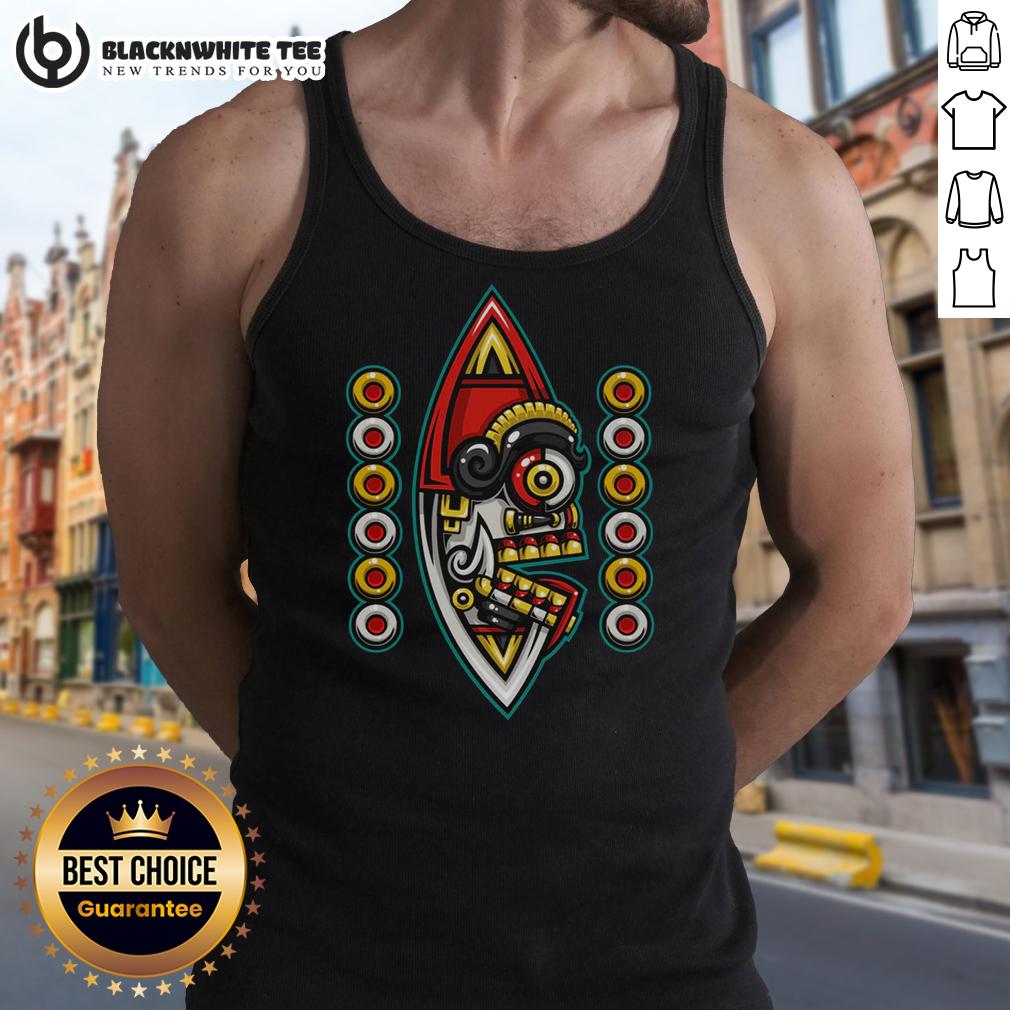 Official Mexica New Year 12 Tecpatl T-Shirt - Image 4