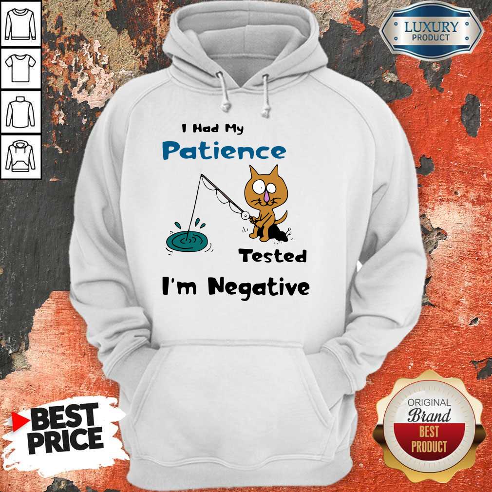 Awesome Cat I Had Me Pati Tested I’m Negative Shirt - Image 2