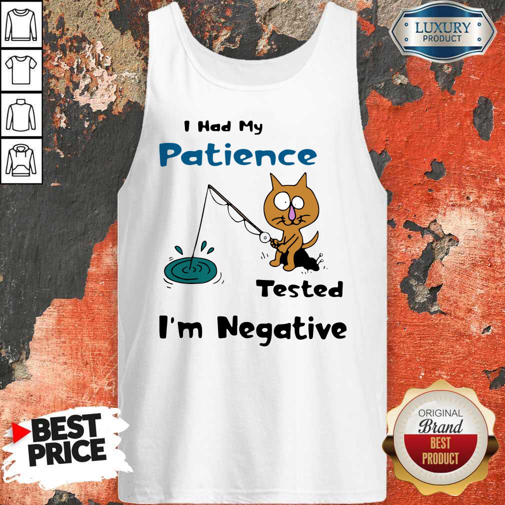 Awesome Cat I Had Me Pati Tested I’m Negative Shirt - Image 4