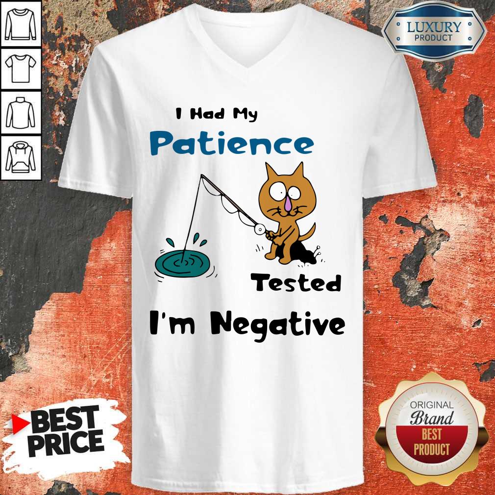 Awesome Cat I Had Me Pati Tested I’m Negative Shirt - Image 3