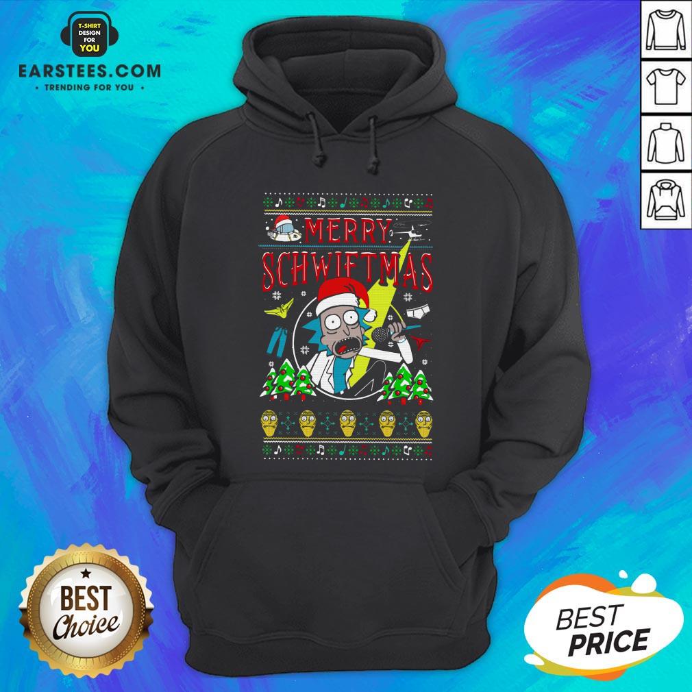 Awesome Rick And Morty Merry Schwiftmas Christmas Shirt - Image 2