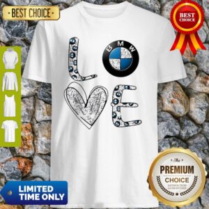 Awesome Heart Love BMW Car Shirt