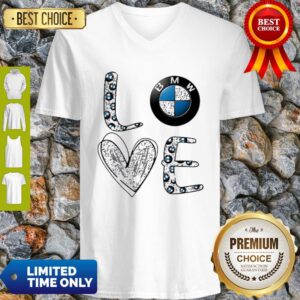 Alternative view of Awesome Heart Love BMW Car Shirt