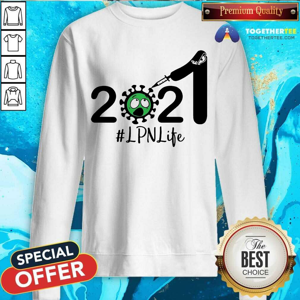 Awesome 2021 Coronavirus LPN Life Shirt - Image 4