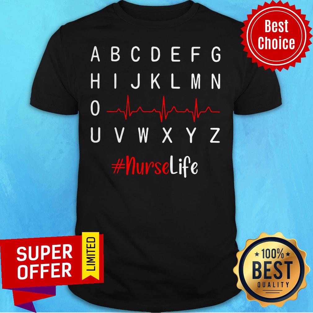Premium Logo Abcdefg Hiklmno Uvwxyz Nurse Life Shirt