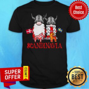 Top Scandinavian Skandinavisches Nordischer Gnome Viking Shirt