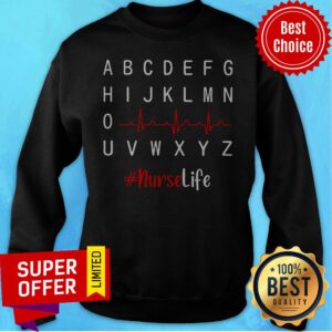 Alternative view of Premium Logo Abcdefg Hiklmno Uvwxyz Nurse Life Shirt
