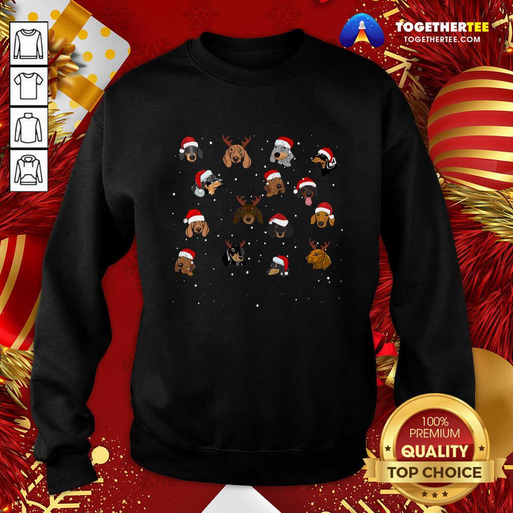 Cute Dogs Santa Merry Christmas Shirt - Image 4