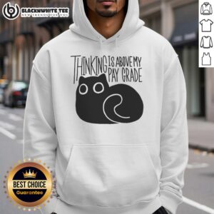 Alternative view of Original Cat Thinking Is Above My Parade T-Shirt