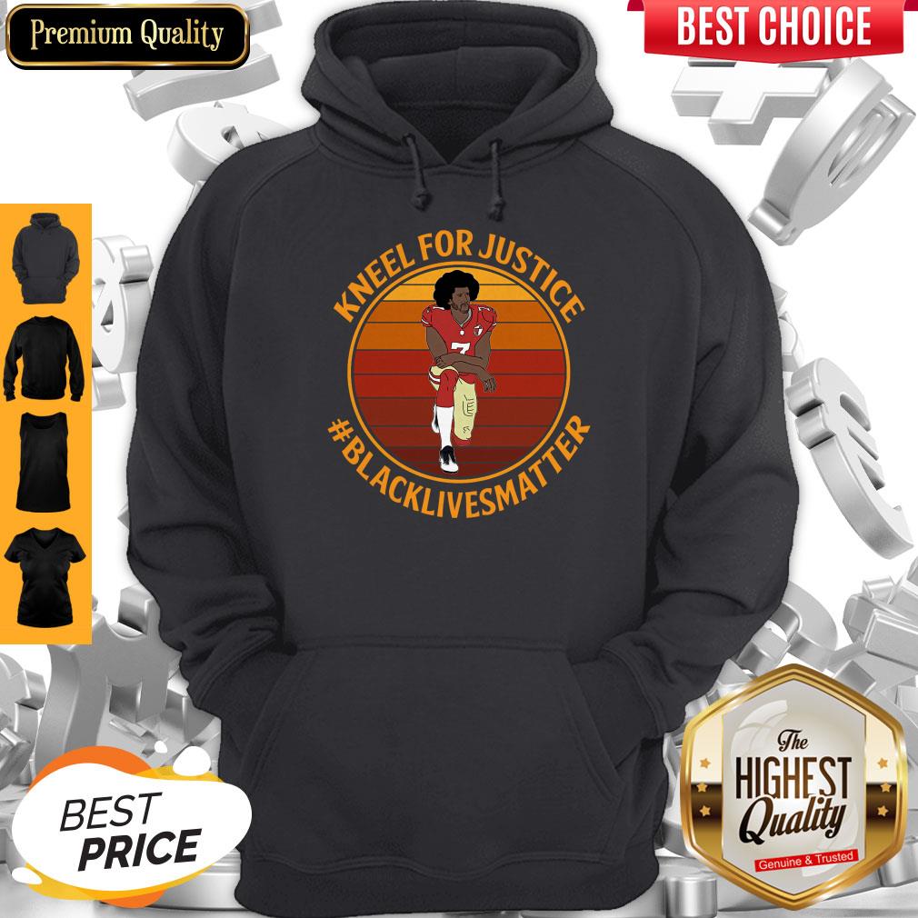 Pretty Kneel For Justice Black Lives Matter Colin Kaepernick Shirt - Image 2