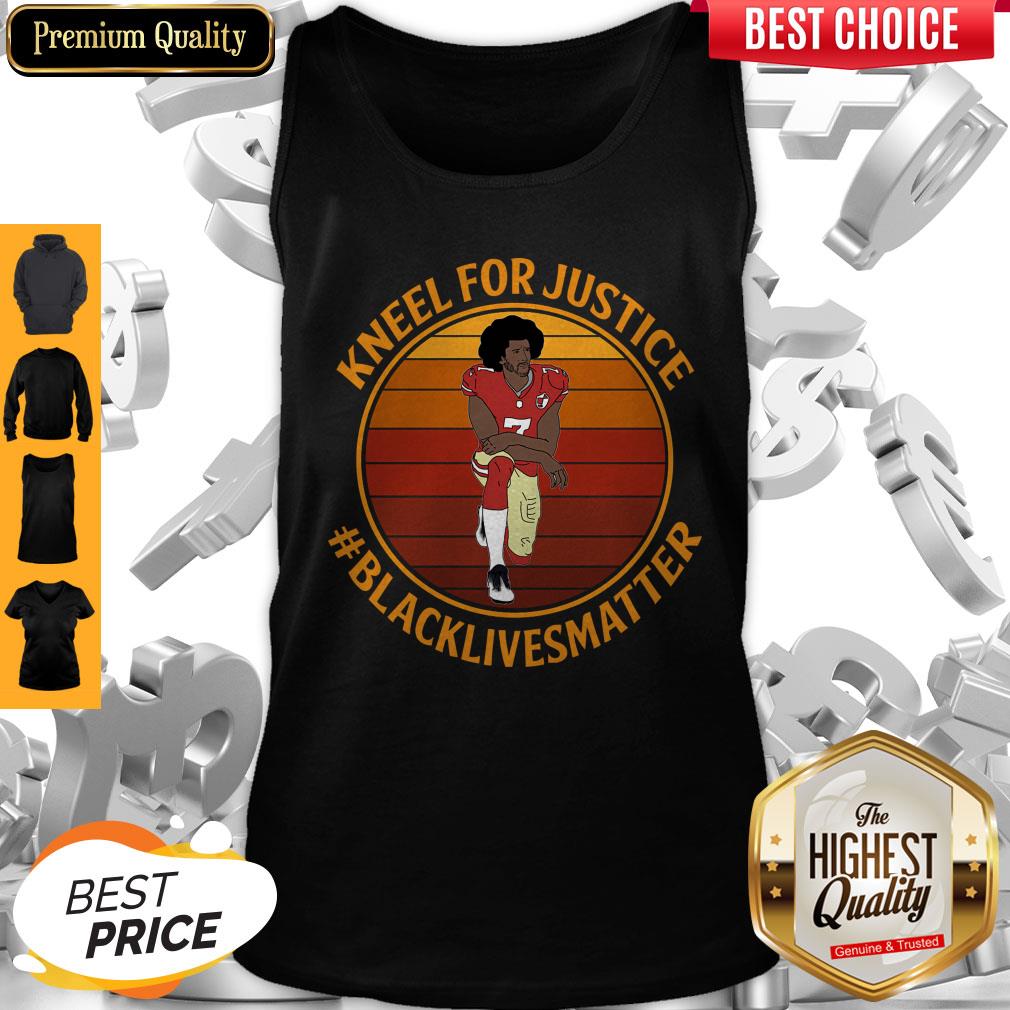 Pretty Kneel For Justice Black Lives Matter Colin Kaepernick Shirt - Image 4