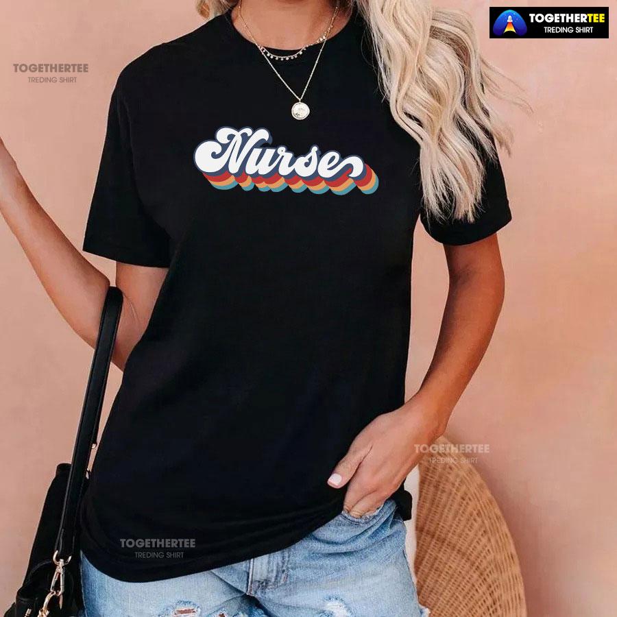 Nurse Nursing School Nurse Vibes T-Shirt - Image 3