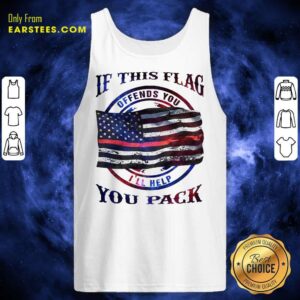 Alternative view of Hot If This Flag I'll Help You Pack Shirt