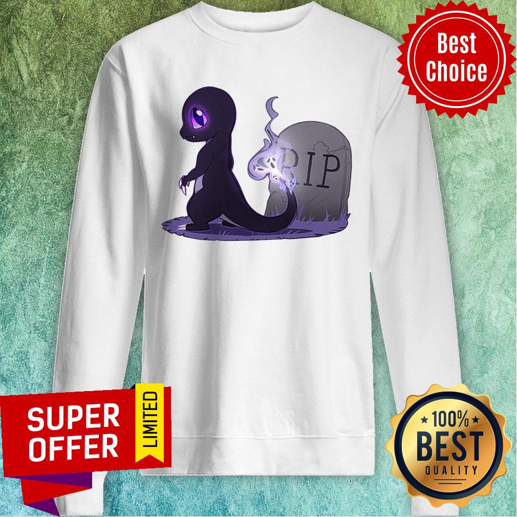 Pokemon Charmander Rip Halloween Shirt - Image 4