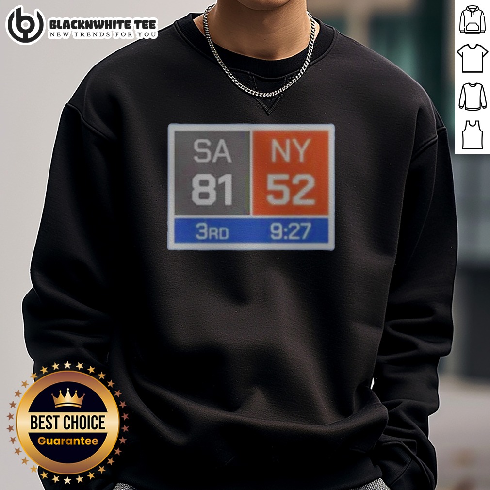 Top New York Knicks Comeback San Antonio Spurs 81 NY 52 Shirt - Image 4