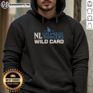 Alternative view of Original Los Angeles Dodgers 2025 National League Wild Card Baseball T-Shirt