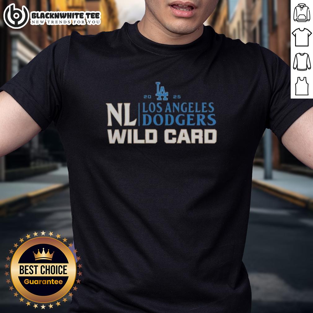 Original Los Angeles Dodgers 2025 National League Wild Card Baseball T-Shirt