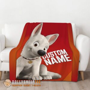 Alternative view of Perfect Disney Cartoon Bolt Blanket Fleece Customized Blanket