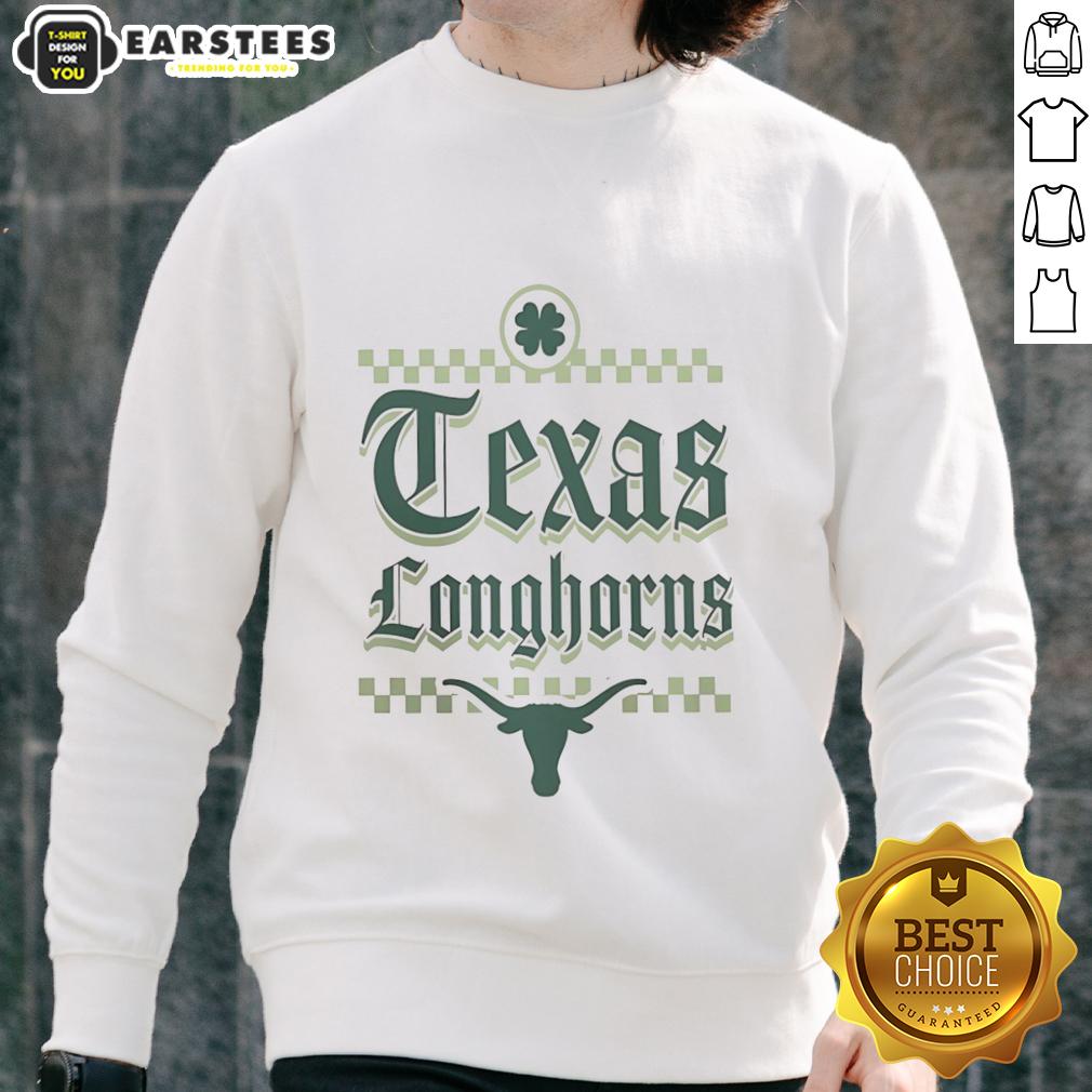 Pretty Texas Longhorns St Patrick's Day T-Shirt - Image 5